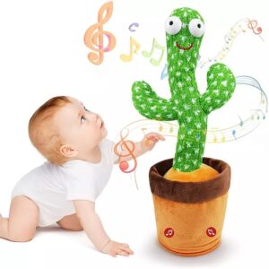 Cactus bailarín,  peluche parlanchín y musical.