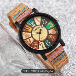 Reloj tipo madera