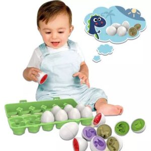Juego de emparejamiento huevos dino